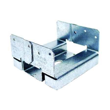 Simpson Strong-Tie Simpson Strong-Tie ZMax 3.13 in. H X 5.5 in. W 14 Ga. Galvanized Steel Post Base ABA66Z